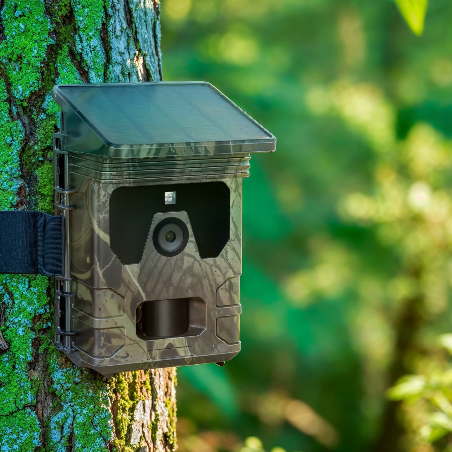 Caméra de chasse avec panneau solaire intégré : Cerf Alpha