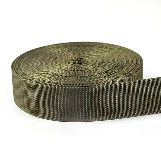 Sangle de serrage pour camera de chasse 5m, largeur 20mm - Vert kaki